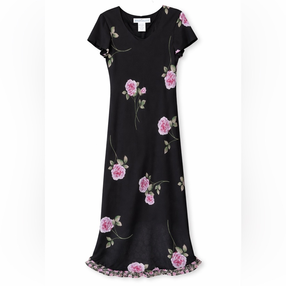 Jessica Howard Vintage 90’s Y2K Chiffon  Floral Pattern Dress